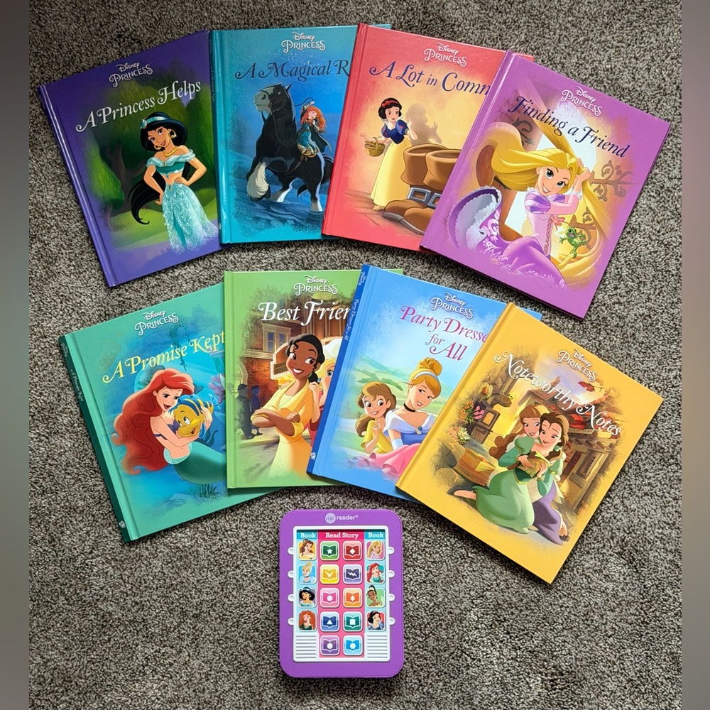Disney Princess Me Reader 8-Book Set and Electronic Reader Sound Hardcover Books - Picture 2 of 4